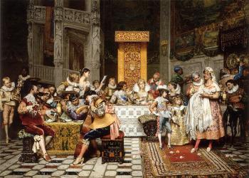 Adolphe Alexandre Lesrel : Baptism of the Conde